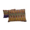Zeefdruk kussen Zimbabwe wieber blauw 
