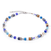 Coeur de Lion Ketting 4905/ /0711 blue brown