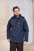 Regn Heren door draag  jas Gabriel navy, waterdicht, winddicht en ademend 