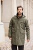 Regn Heren door draag  jas George olive, waterdicht, winddicht en ademend 