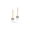 Coeur de Lion oorbellen 2810/ /1416 gold-white
