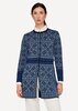 Oleana vest Oksana 812-F2 blauw op blauw