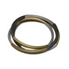 Step by Step armband medium rose zilver antraciet 500244