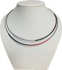 Step by Step ketting rood zwart zilver 600584