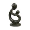 Moeder en kind beeld donker groen 11 cm CMC-1 