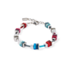 Coeur de Lion Armband 4413/ /0703 blue red 