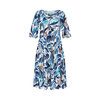 Mansted kleding Jurk Saida beige blauw 01