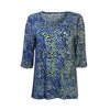 Mansted kleding shirt Eva blauw lime 53