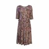 Mansted kleding Elena Jurk fuchsia lime 61
