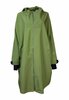 Regn regenjas poncho met rits Pernille Green Mosstne1 waterdicht, winddicht, en ademend 