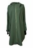 Regn regenjas poncho met rits Pernille Green Climbing Ivy waterdicht, winddicht, en ademend 