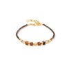 Coeur de Lion Armband 3044/ /1116 Wave Cube Flow gold-brown