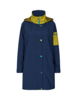 Regn jas Jane blauw, waterdicht, winddicht, en ademend  