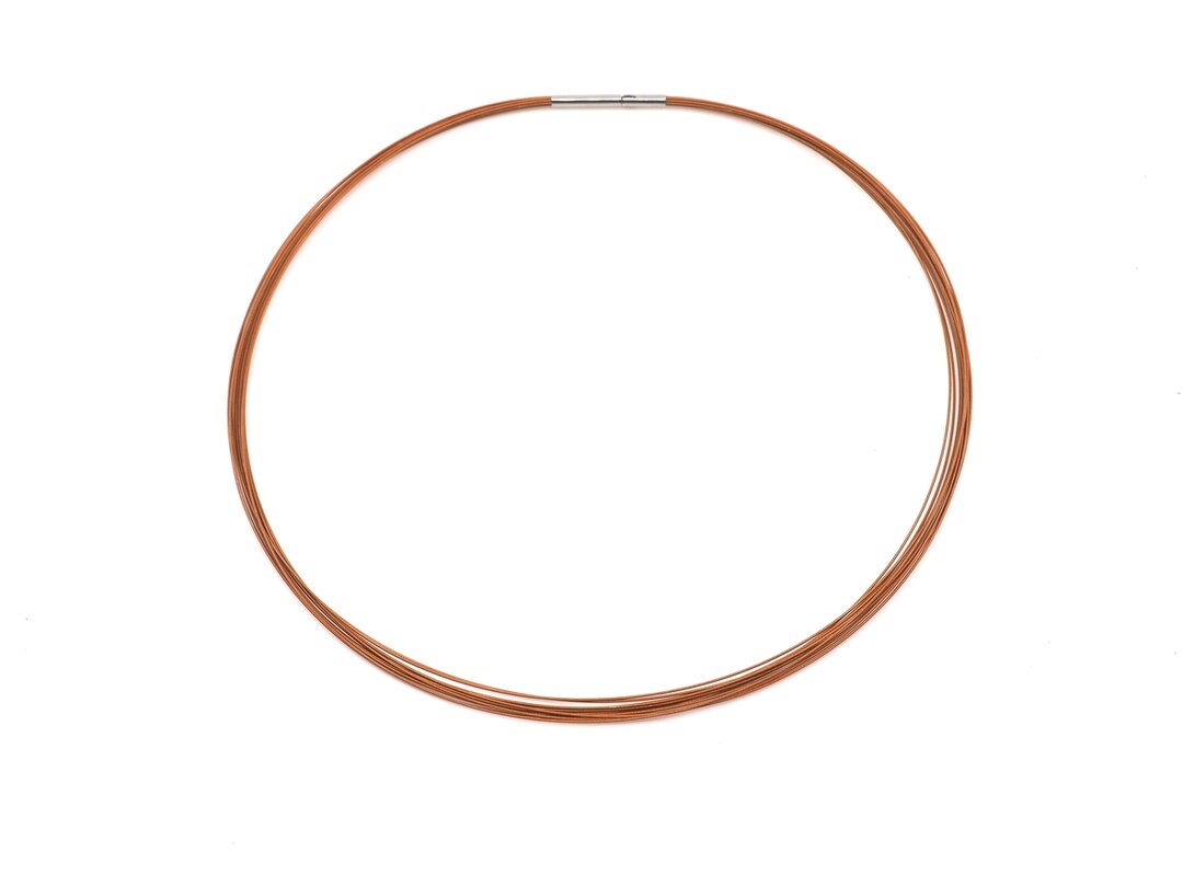 Otracosa sieraden goud ketting. Gouden abrikoos ketting abricot