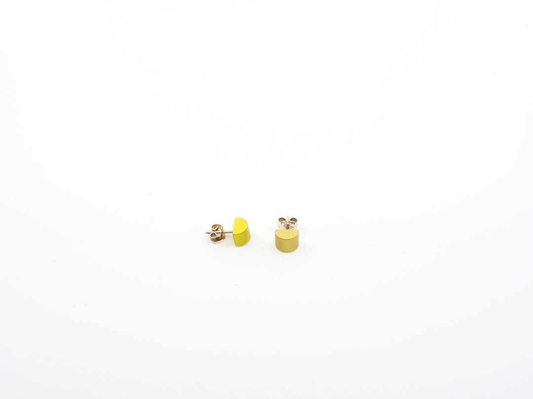 Boucles d&#039;oreilles Otracosa jaune n&eacute;on ST309