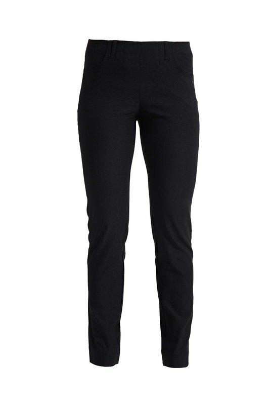 Laurie broek, model Kelly regular katoen zwart 29714-99970
