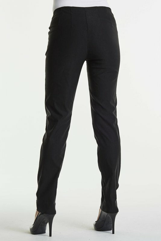 Laurie broek, model Kelly regular katoen zwart 29714-99970