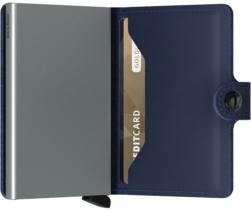 Secrid Miniwallet M Original Navy pasjeshouder / portemonnee