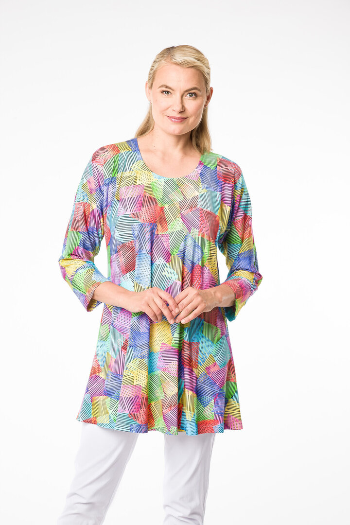 A&iuml;no kleding, Tuniek Bernadette Summertime print
