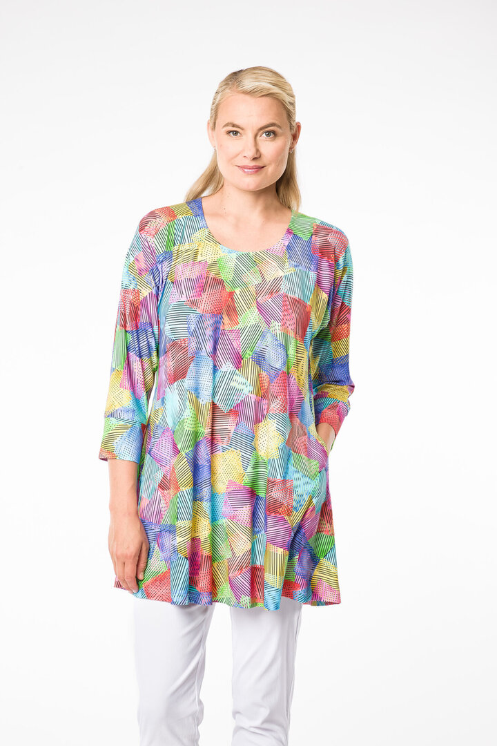 A&iuml;no kleding, Tuniek Bernadette Summertime print