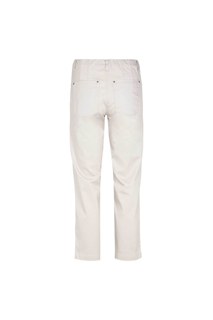 Laurie broek, model Piper Regular Cropped basis katoen sand 22465-25107