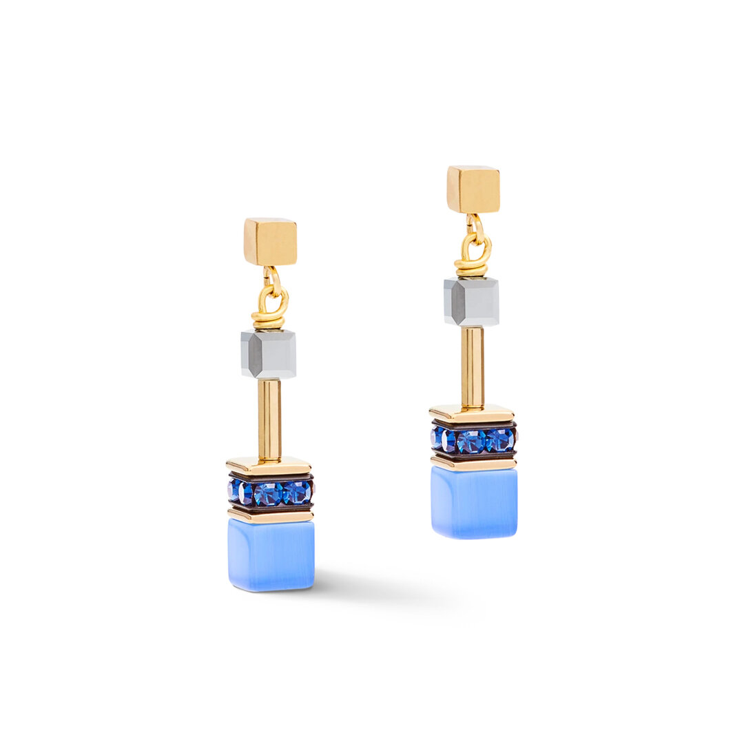 Coeur de Lion Oorbellen 2838/ /0716 Blue-Gold