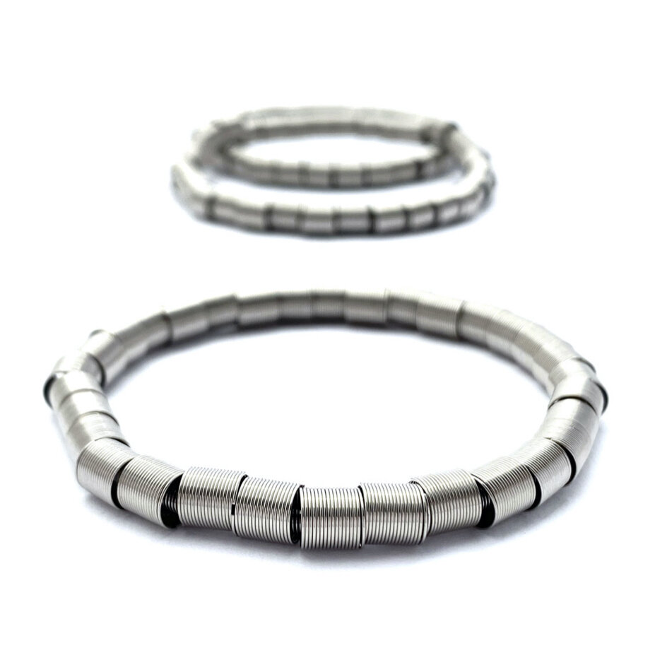La Molla Armband Zanzibar met metalen veren roestvaste stalen 14074