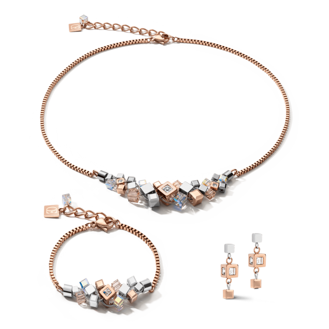 Coeur de Lion sieradenset ros&eacute;goud 5037/ /1620