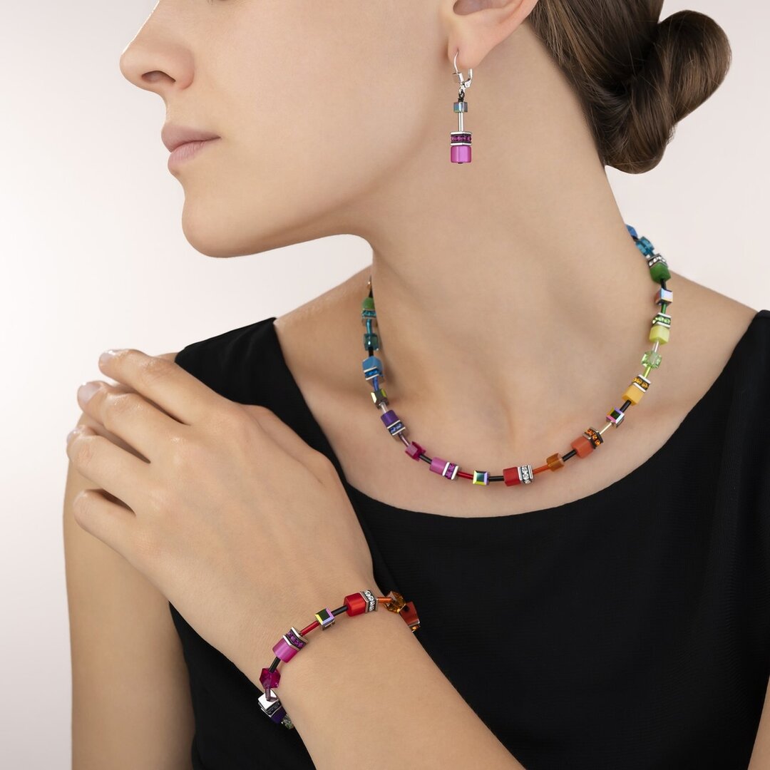 Coeur de Lion Oorbellen 2838/ /1520 Multicolor Rainbow
