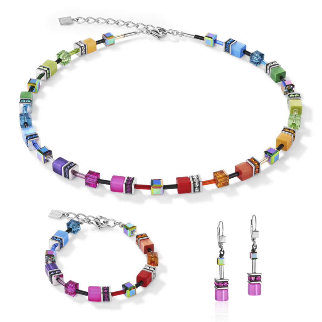 Coeur de Lion Oorbellen 2838/ /1520 Multicolor Rainbow