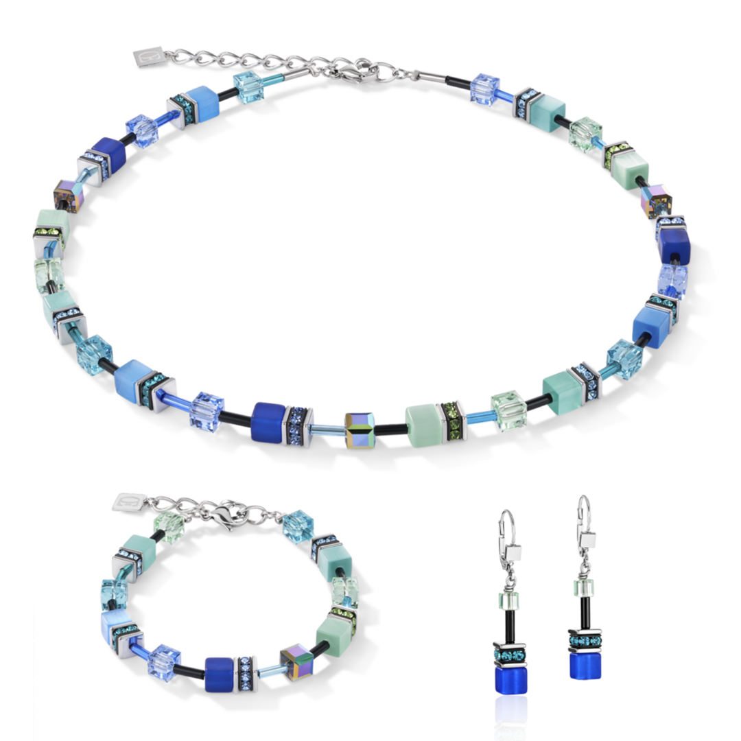 Coeur de Lion Oorbellen 2838/ /0705 Blue-Green