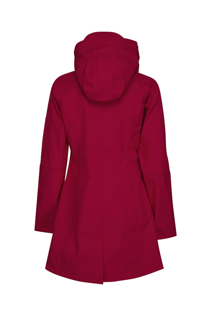 Ilse Jacobsen Softshell Rain Jacket RAIN37-383 Rhubarb - De Blaker exclusief