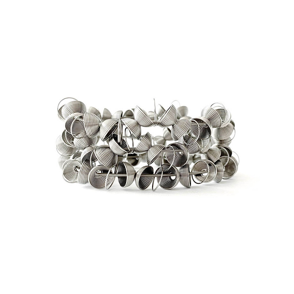 La Molla Armband Lune metalen veren armband 14003