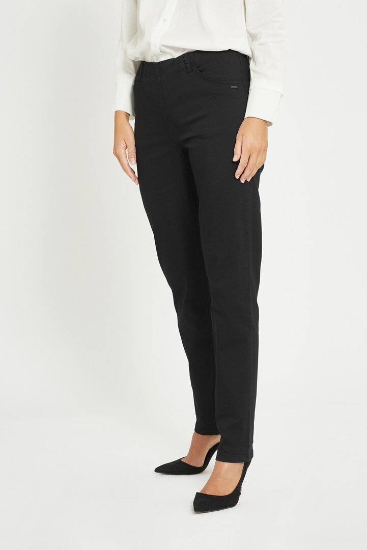 Laurie broek, model Kelly basis viscose zwart 27316-49200