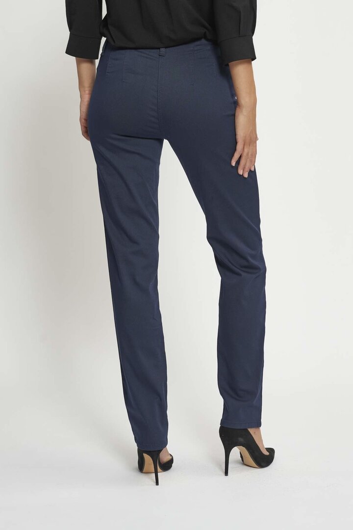 Laurie broek, model Kelly basis viscose blauw 27316-49200