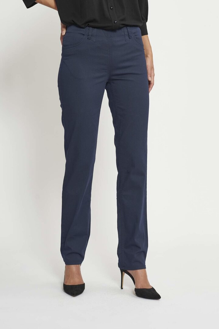 Laurie broek, model Kelly basis viscose blauw 27316-49200