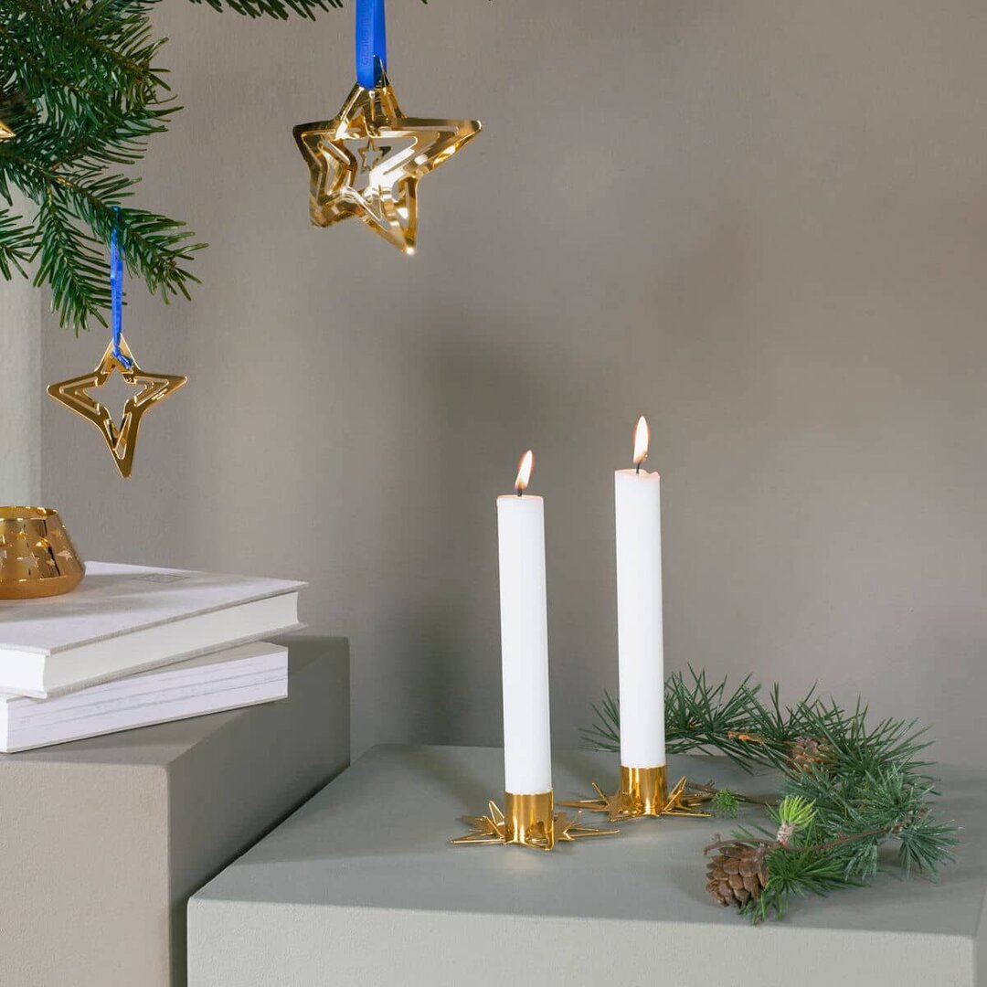 Georg Jensen 3 en 4 Punten Ster Goud