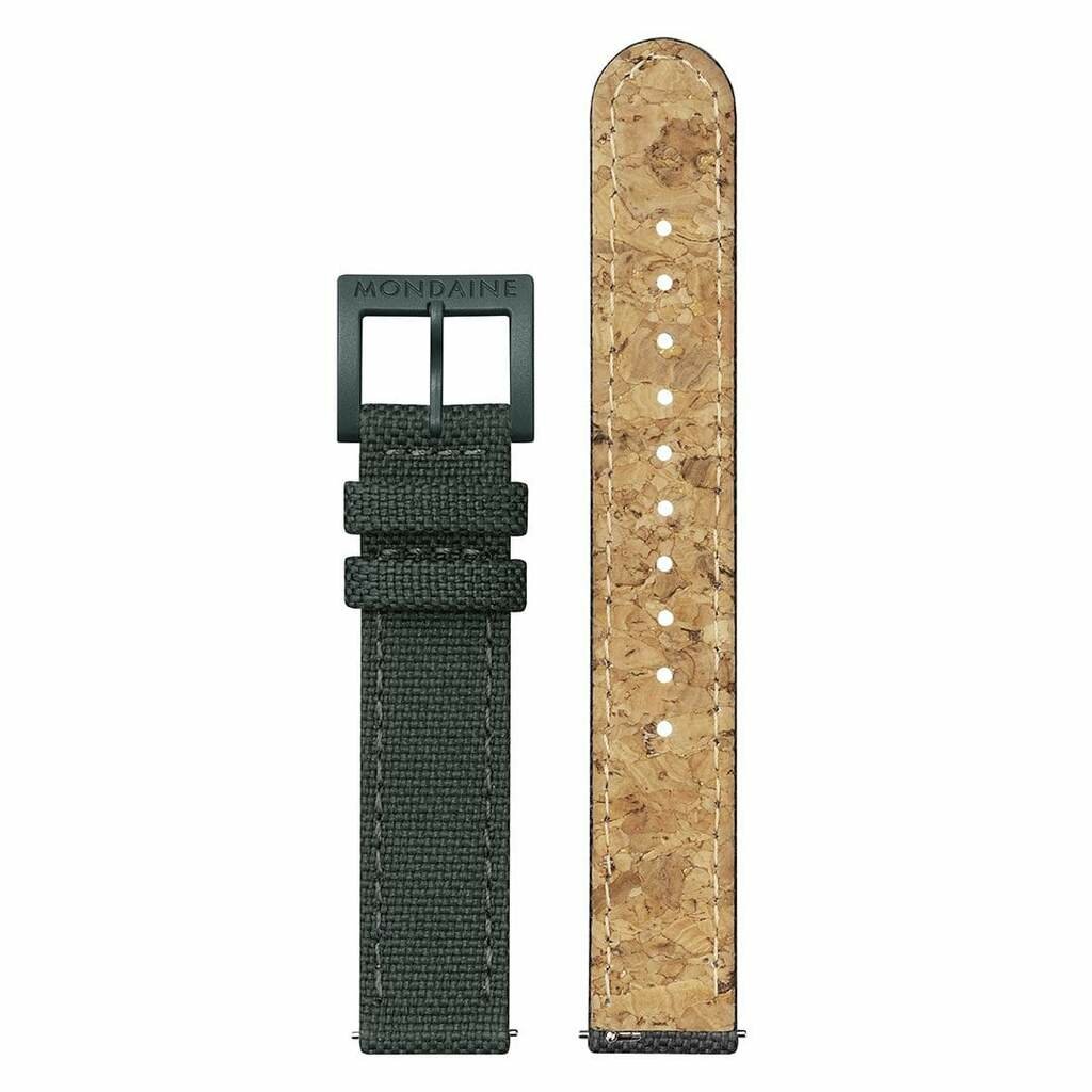 Mondaine Essence 32 mm groen horloge dames