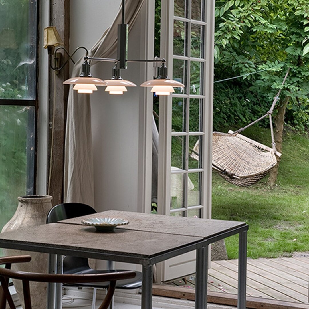 Louis Poulsen PH 2/1 Stem Fitting hanglamp chroom