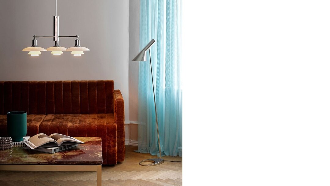 Louis Poulsen PH 2/1 Stem Fitting hanglamp chroom