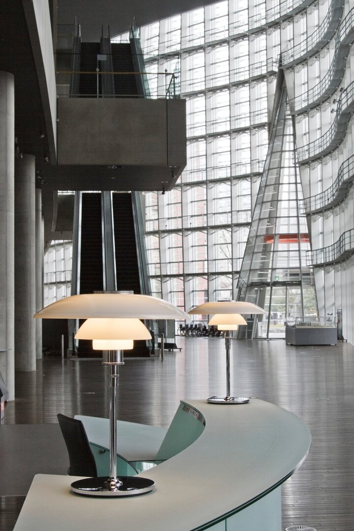 Louis Poulsen PH 4,5/3,5 tafellamp / bureaulamp chroom hoogglans