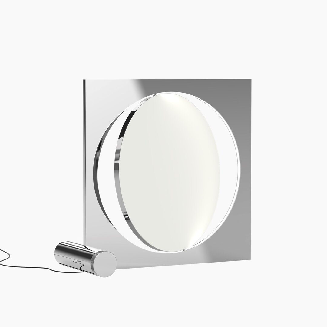 Louis Poulsen Moonsetter staande lamp/vloerlamp chroom/wit