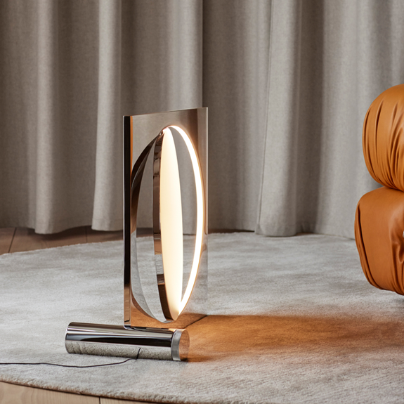 Louis Poulsen Moonsetter staande lamp/vloerlamp draaiende lamp