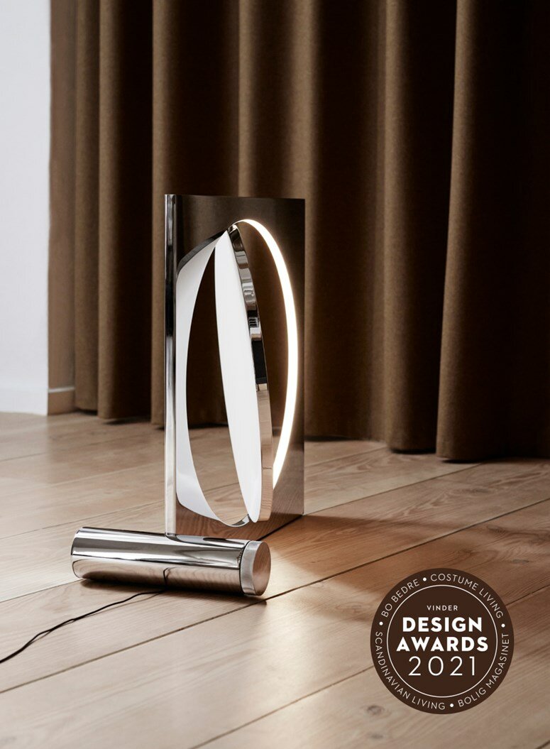 Louis Poulsen Moonsetter staande lamp/vloerlamp draaiende lamp