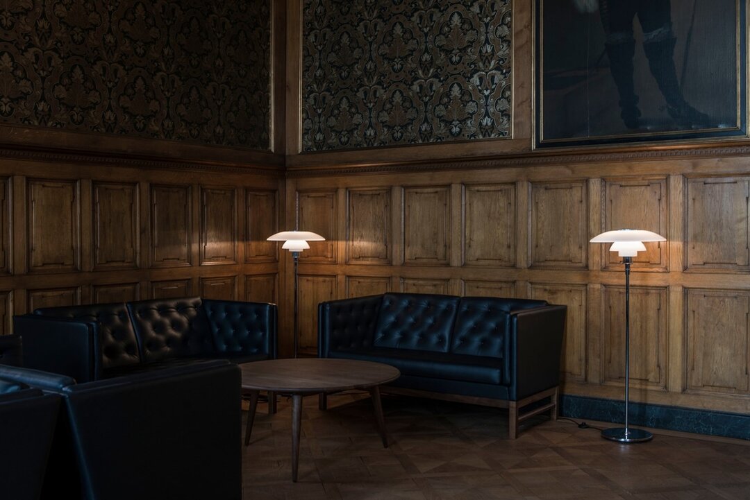 Louis Poulsen PH 4,5/3,5 vloerlamp/staande lamp/leeslamp chroom hoogglans