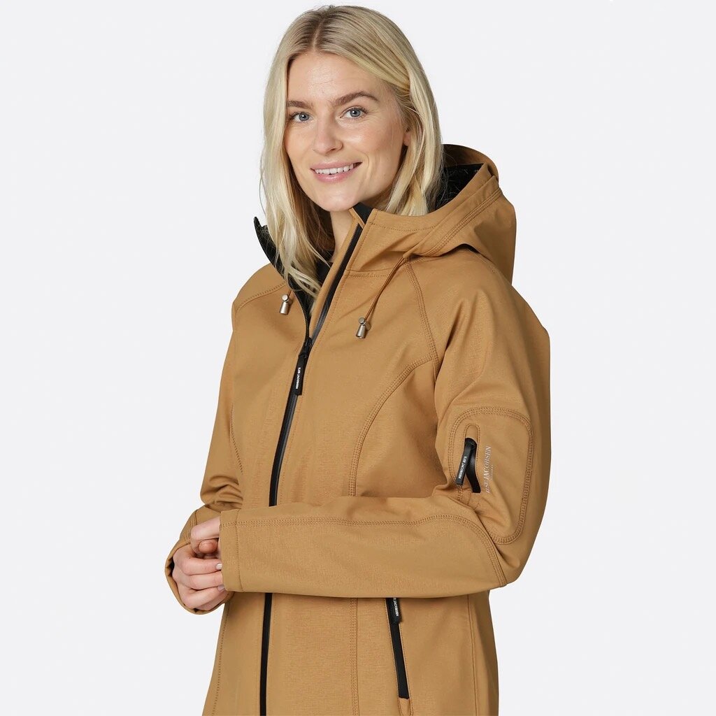 Ilse Jacobsen Softshell Rain Jacket RAIN37 236 Cashew De Blaker