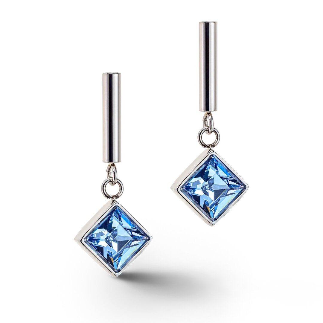 Coeur de Lion Oorbellen 6006/ /0741 Light blue-silver