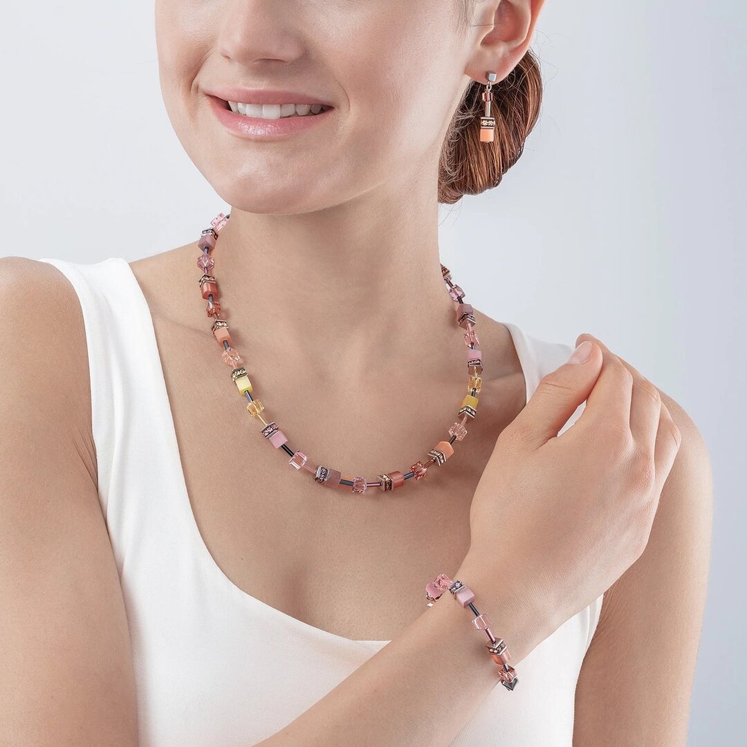 Coeur de Lion Armband 2838/ /0847 Lilac-Yellow