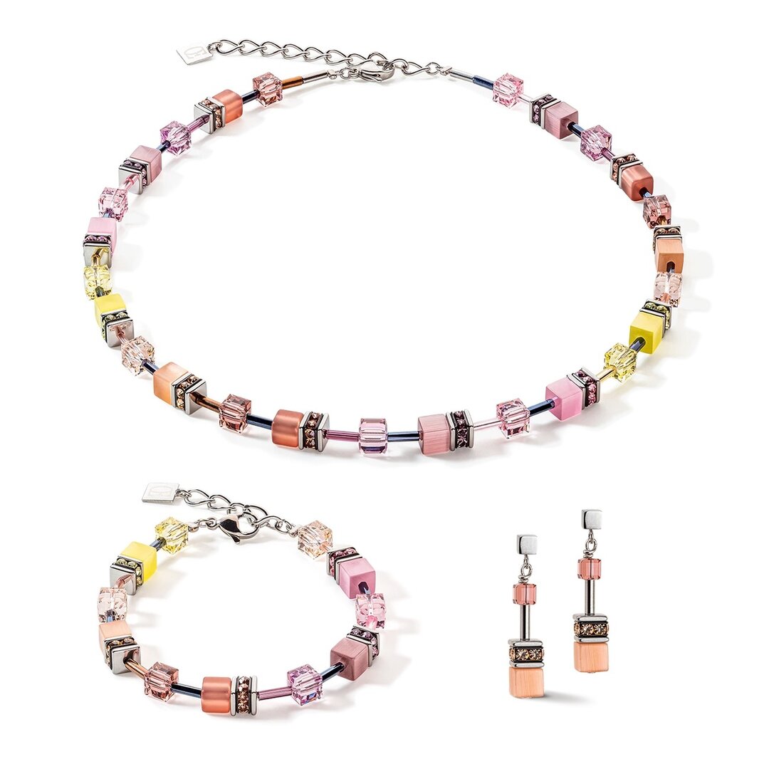 Coeur de Lion Armband 2838/ /0847 Lilac-Yellow