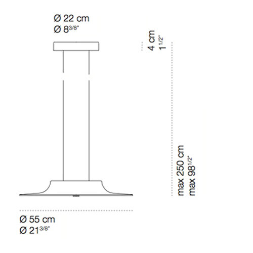 Cini &amp; Nils Fludd hanglamp afmetingen